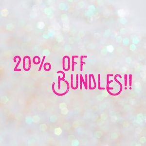 20% off bundle of 2 or more items!